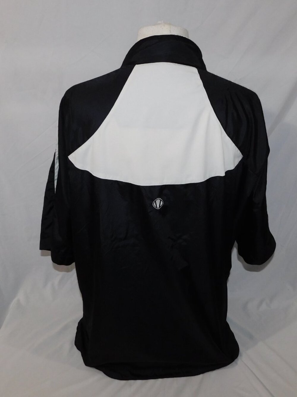 Sunice Sunita Golf Windshirt Jacket Black White Womens 2XL Full zip Short Sleeve - Picture 9 of 12